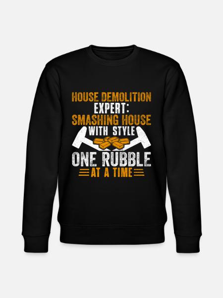 Funny demo - Stanley/Stella CHANGER Unisex Organic Sweatshirt - black