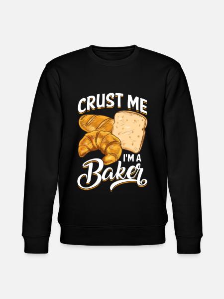 Funny bread baking baker - Stanley/Stella CHANGER Unisex Organic Sweatshirt - black