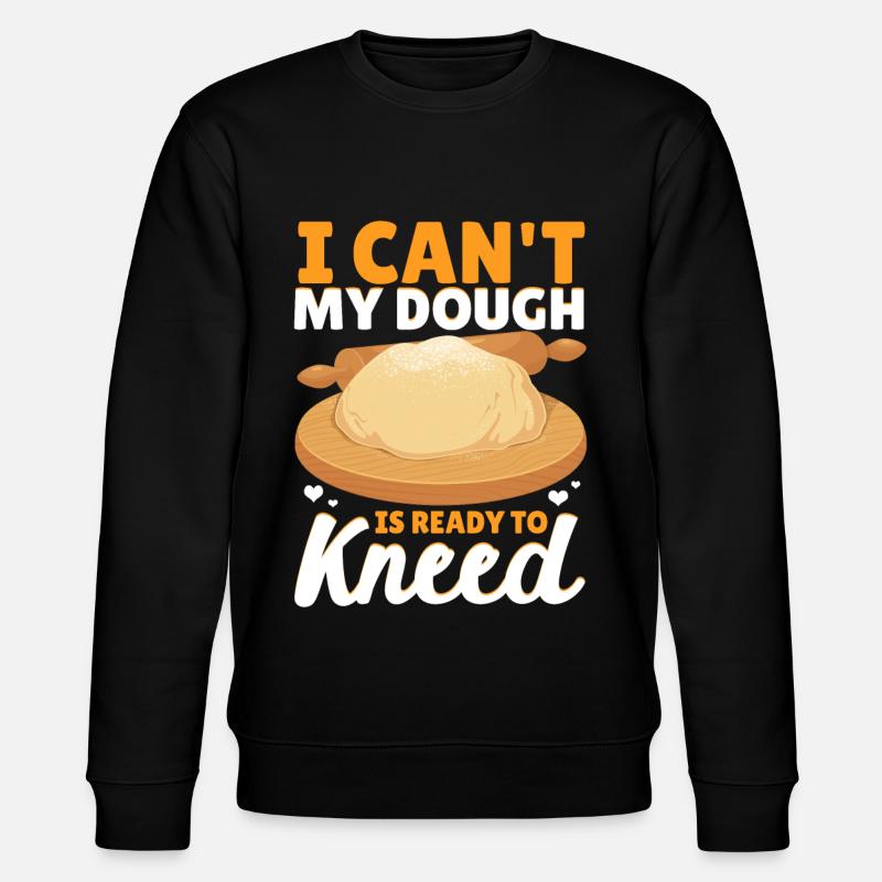 Lustiger Brotbacken-Bäcker - Stanley/Stella Unisex Bio-Sweatshirt CHANGER  - Schwarz
