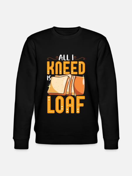 Funny bread baking baker - Stanley/Stella CHANGER Unisex Organic Sweatshirt - black