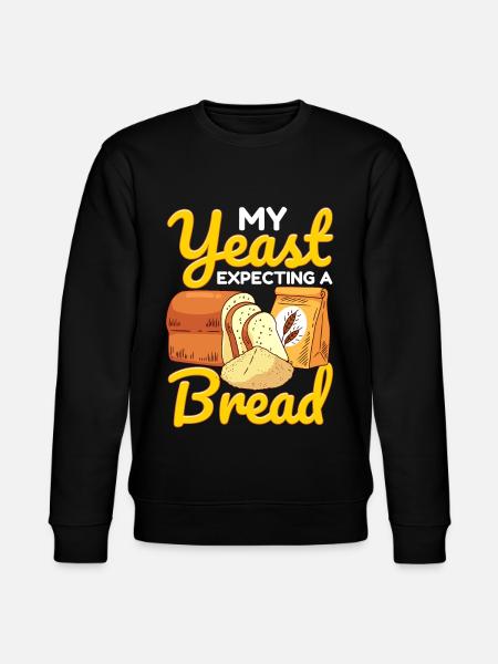 Funny bread baking baker - Stanley/Stella CHANGER Unisex Organic Sweatshirt - black