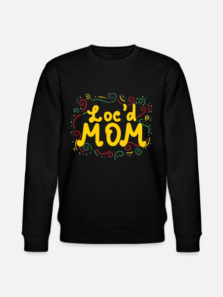 Dreadlocks Rastafari Rasta Afro - Stanley/Stella CHANGER Unisex Organic Sweatshirt - black