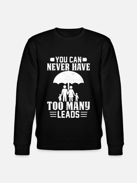 Funny insurance broker - Stanley/Stella CHANGER Unisex Organic Sweatshirt - black