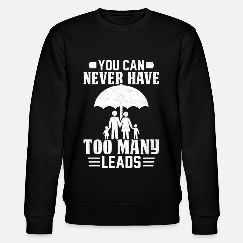Lustiger Versicherungsmakler - Stanley/Stella Unisex Bio-Sweatshirt CHANGER  - Schwarz