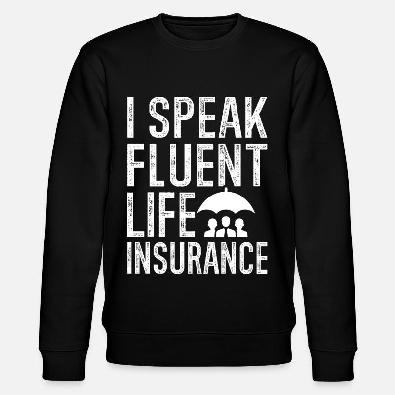 Drôle de courtier d’assurance - Sweat bio CHANGER Stanley/Stella Unisexe - noir
