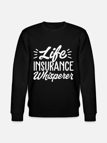 Funny Agent Broker - Stanley/Stella CHANGER Unisex Organic Sweatshirt - black
