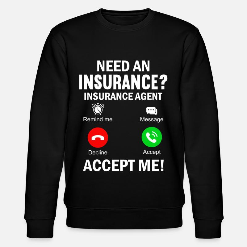 Weird broker - Stanley/Stella CHANGER Unisex Organic Sweatshirt - black