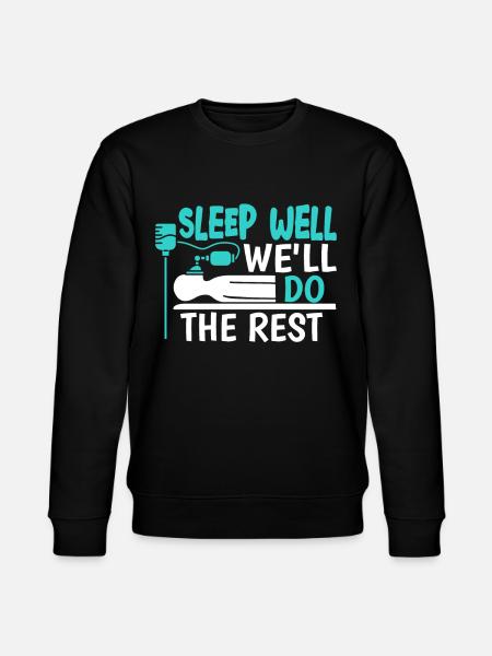 Funny anesthesiologist - Stanley/Stella CHANGER Unisex Organic Sweatshirt - black
