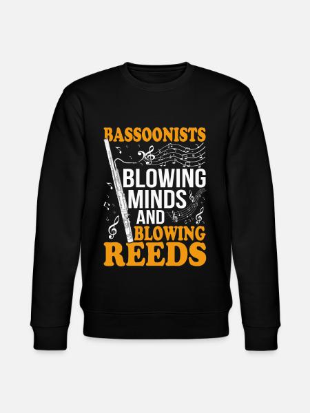 Funny bassoonist - Stanley/Stella CHANGER Unisex Organic Sweatshirt - black