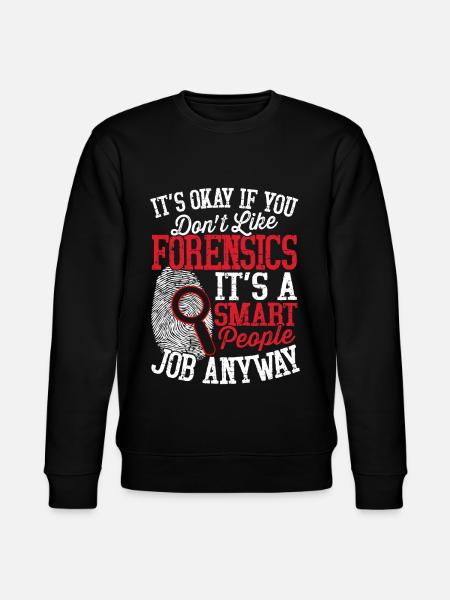 Funny coroner - Stanley/Stella CHANGER Unisex Organic Sweatshirt - black