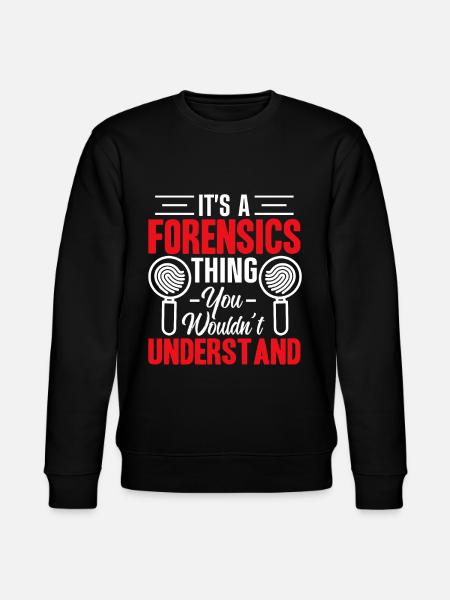 Funny coroner - Stanley/Stella CHANGER Unisex Organic Sweatshirt - black