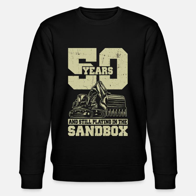 Conducteur de pelle 50 anniversaire - Sweat bio CHANGER Stanley/Stella Unisexe - noir