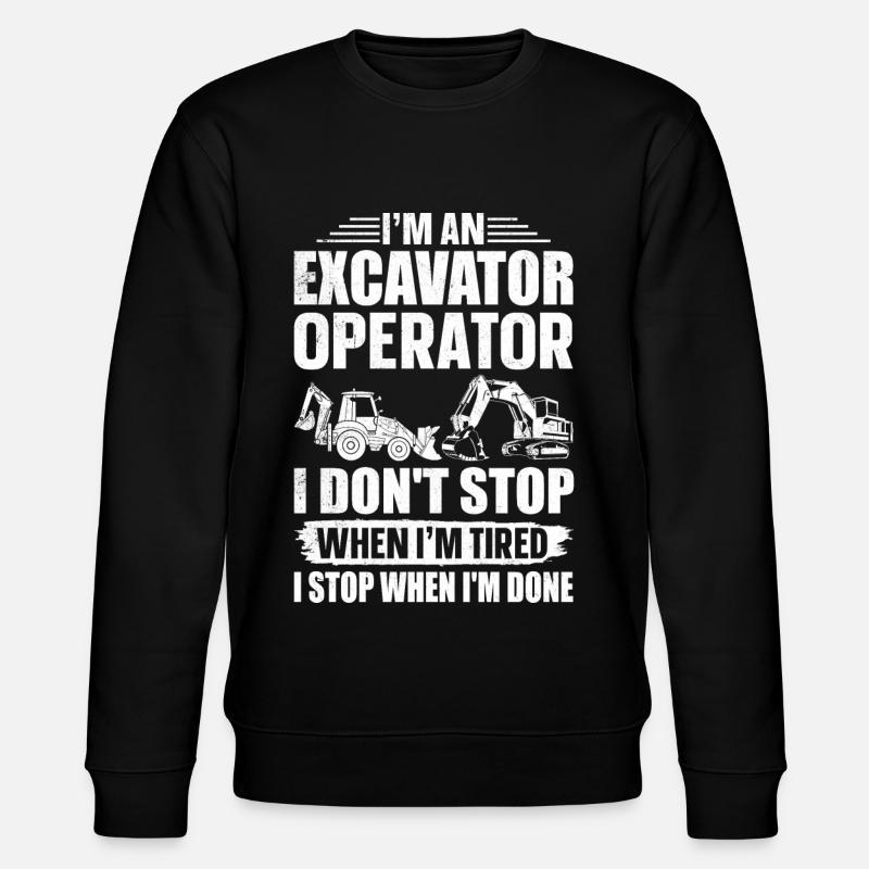 Lustige HEO - Stanley/Stella Unisex Bio-Sweatshirt CHANGER - Schwarz
