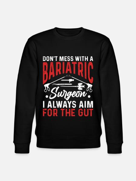 Funny stomach - Stanley/Stella CHANGER Unisex Organic Sweatshirt - black