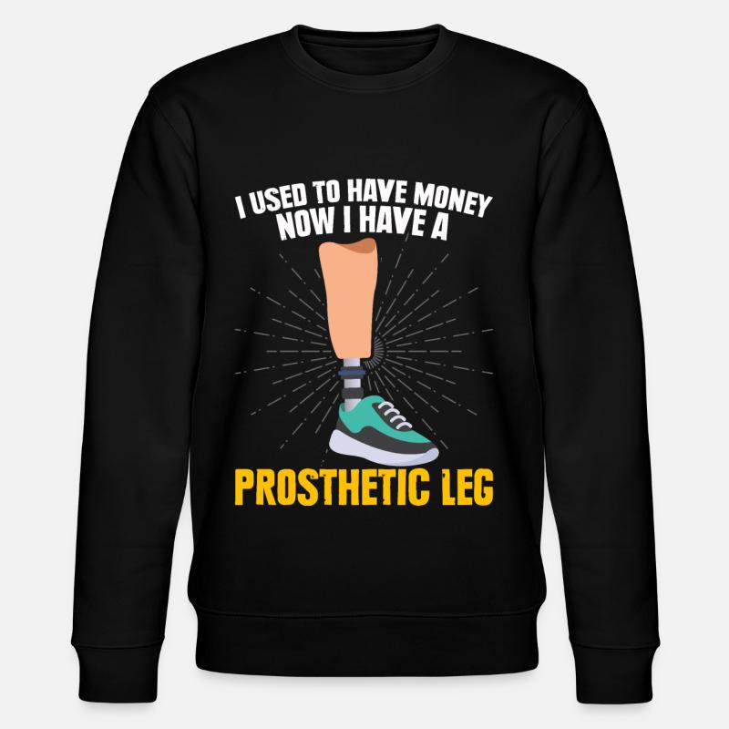 Amputé - Sweat bio CHANGER Stanley/Stella Unisexe - noir