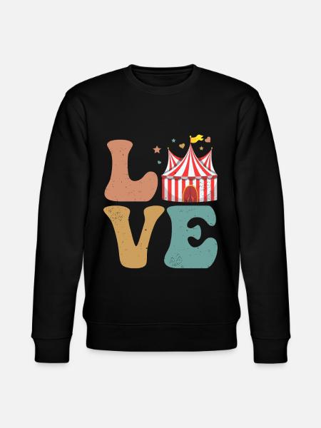 Cirque Carnaval AMOUR - Sweat bio CHANGER Stanley/Stella Unisexe - noir