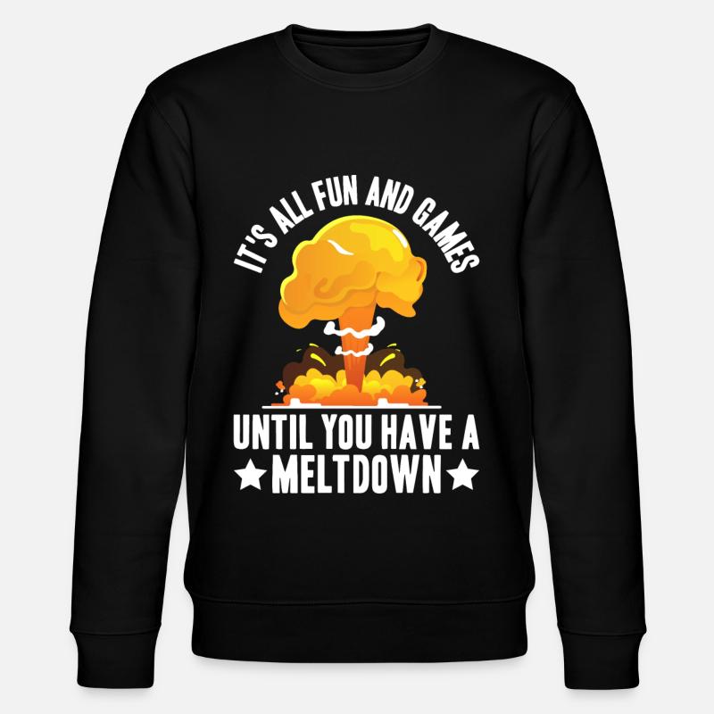 Nuclear power station - Stanley/Stella CHANGER Unisex Organic Sweatshirt - black