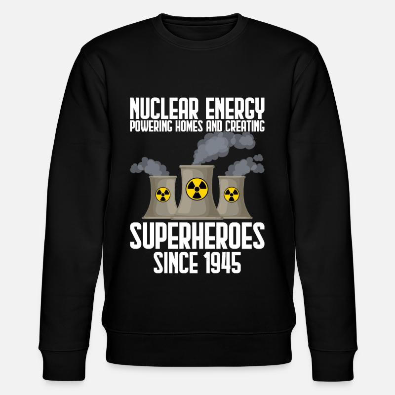 Nuclear power station - Stanley/Stella CHANGER Unisex Organic Sweatshirt - black