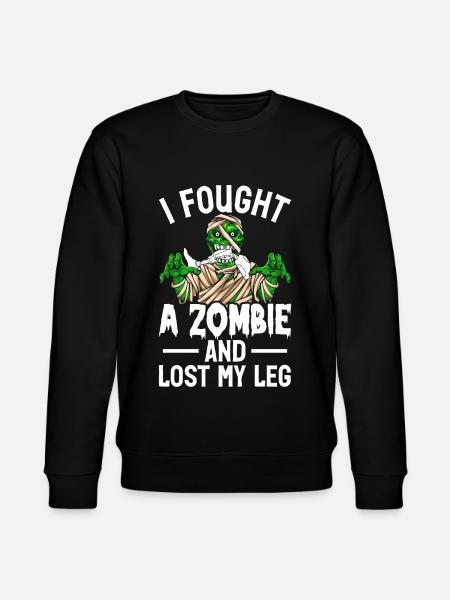 Leg prosthesis amputees - Stanley/Stella CHANGER Unisex Organic Sweatshirt - black