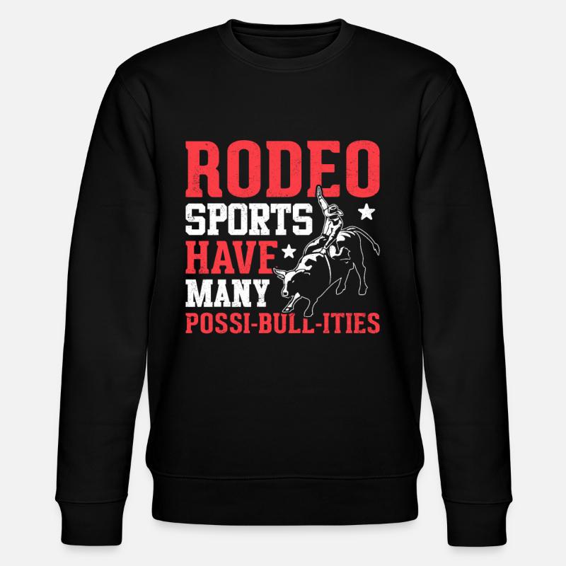 Bull Rider Équitation de taureau - Sweat bio CHANGER Stanley/Stella Unisexe - noir