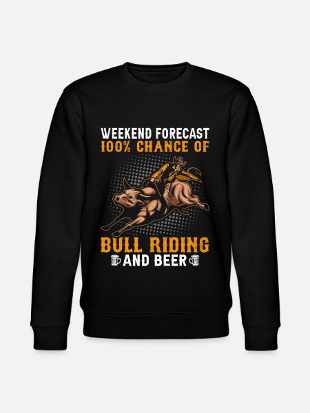 Stierreiter Cowboy - Stanley/Stella Unisex Bio-Sweatshirt CHANGER - Schwarz