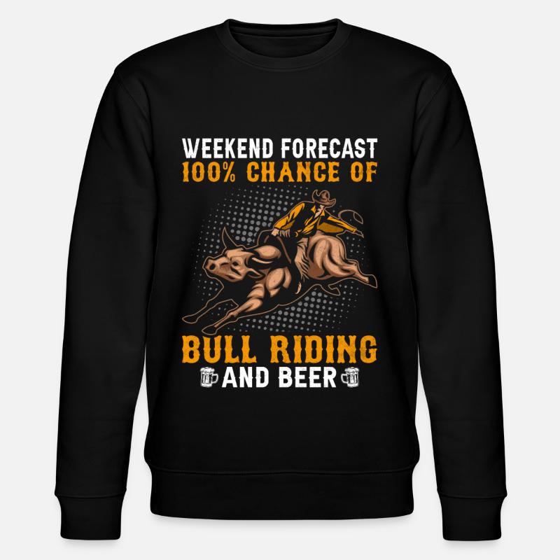 Bull Rider Cowboy - Sweat bio CHANGER Stanley/Stella Unisexe - noir