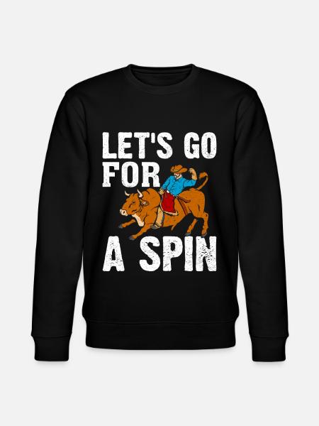 Stierreiter Stierreitender Cowboy - Stanley/Stella Unisex Bio-Sweatshirt CHANGER - Schwarz