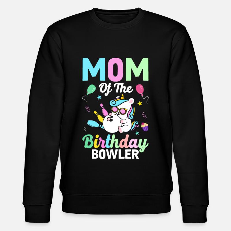 Bowling Mom - Stanley/Stella CHANGER Unisex Organic Sweatshirt - black