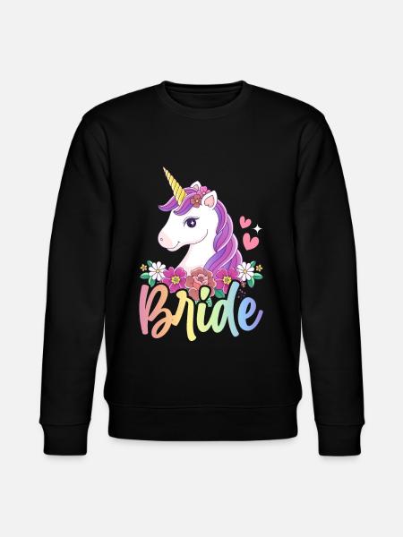 Wedding Bridal Shower - Stanley/Stella CHANGER Unisex Organic Sweatshirt - black