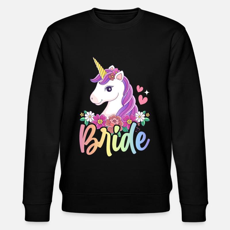 Hochzeit Brautparty - Stanley/Stella Unisex Bio-Sweatshirt CHANGER  - Schwarz