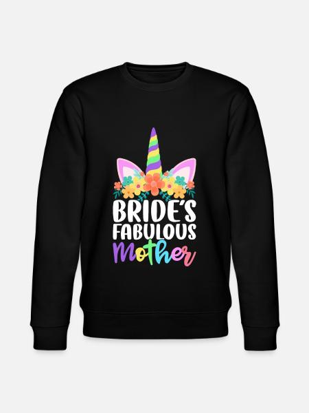 Wedding Bridal Shower - Stanley/Stella CHANGER Unisex Organic Sweatshirt - black