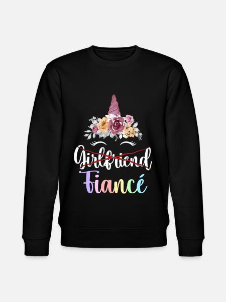 Engagement Bridal Shower - Stanley/Stella CHANGER Unisex Organic Sweatshirt - black