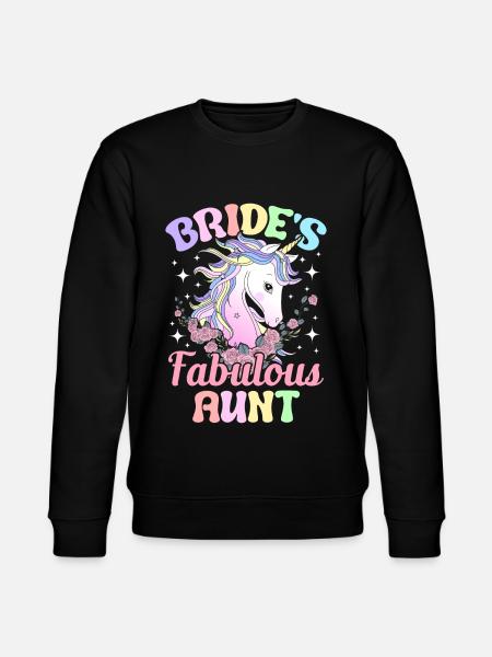 Wedding Bridal Shower - Stanley/Stella CHANGER Unisex Organic Sweatshirt - black