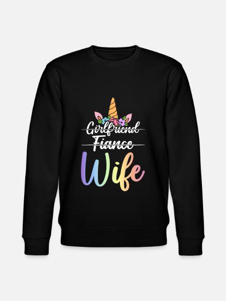 Engagement Bridal Shower - Stanley/Stella CHANGER Unisex Organic Sweatshirt - black