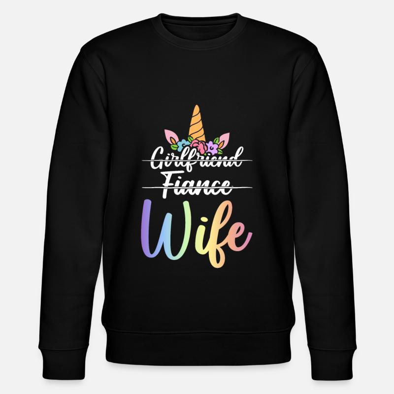 Douche nuptiale de fiançailles - Sweat bio CHANGER Stanley/Stella Unisexe - noir