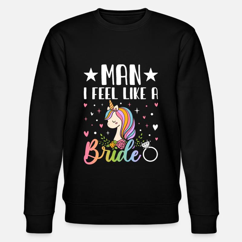 Brautparty Junggesellinnenabschied - Stanley/Stella Unisex Bio-Sweatshirt CHANGER - Schwarz