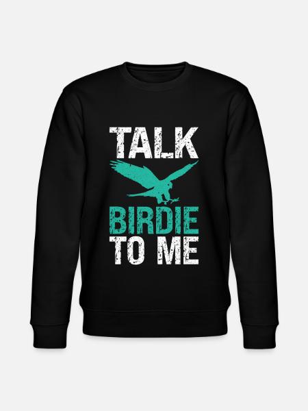 Funny Birdwatcher Falconer Falconry - Stanley/Stella CHANGER Unisex Organic Sweatshirt - black