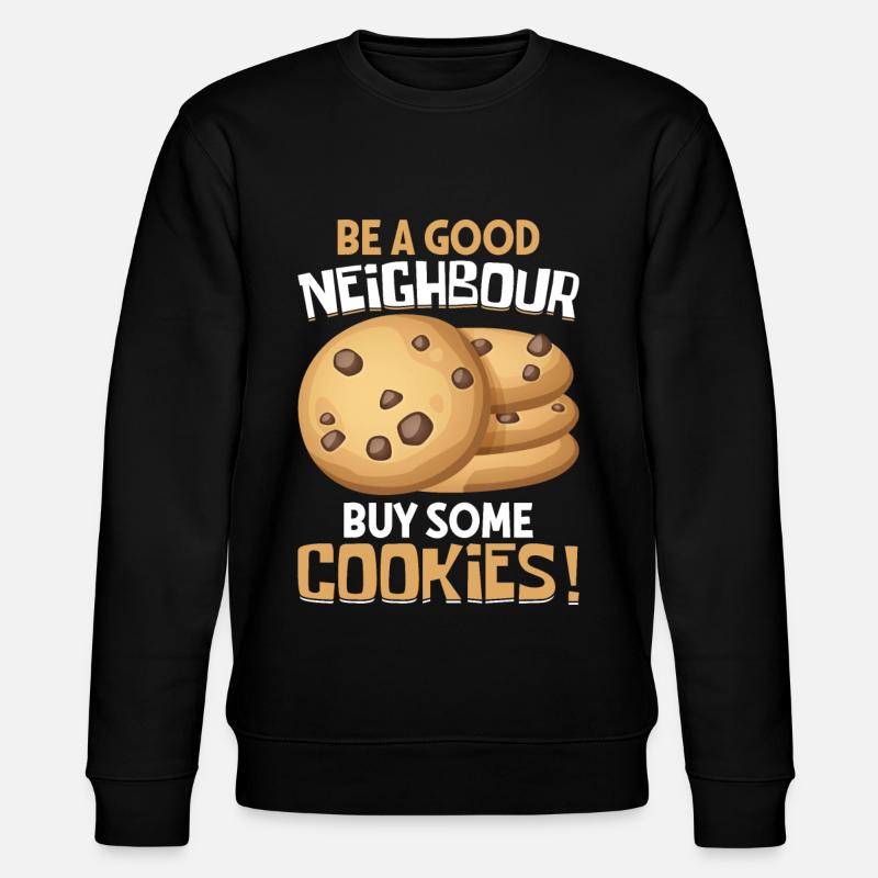 Boy Scout Cookie Merchant - Stanley/Stella CHANGER Unisex Organic Sweatshirt - black