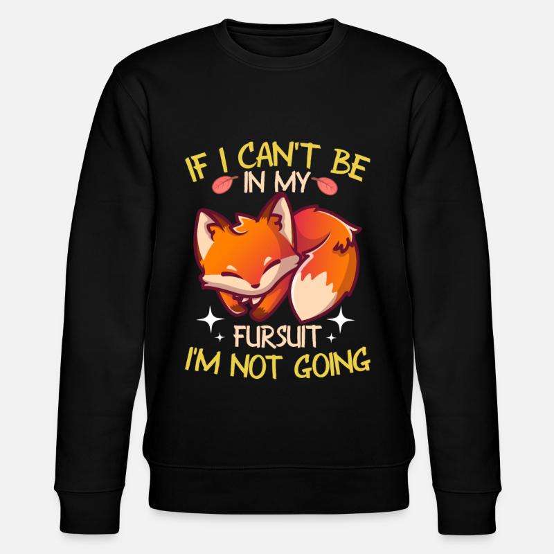 Furry Fandom Fursona Fox - Sweat bio CHANGER Stanley/Stella Unisexe - noir