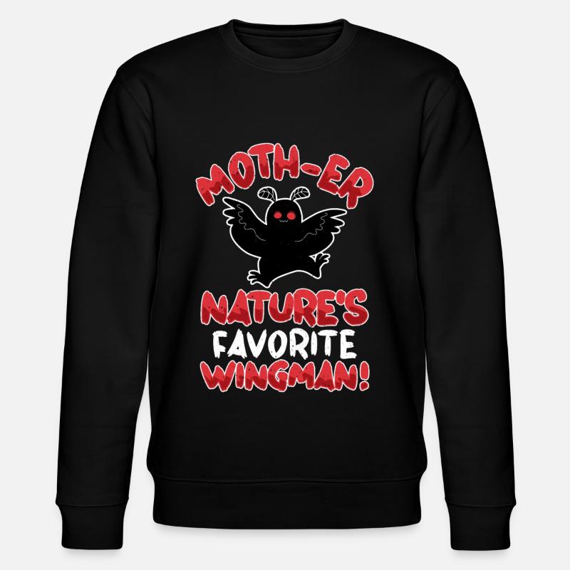 Cryptozoologie de Mothman Crypttide - Sweat bio CHANGER Stanley/Stella Unisexe - noir