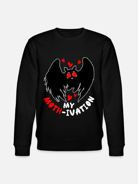 Mothman Crypttide Cryptozoology - Stanley/Stella CHANGER Unisex Organic Sweatshirt - black