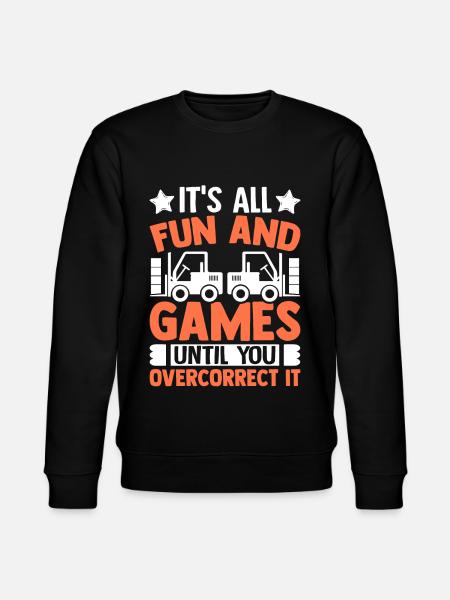Forklift driver - Stanley/Stella CHANGER Unisex Organic Sweatshirt - black