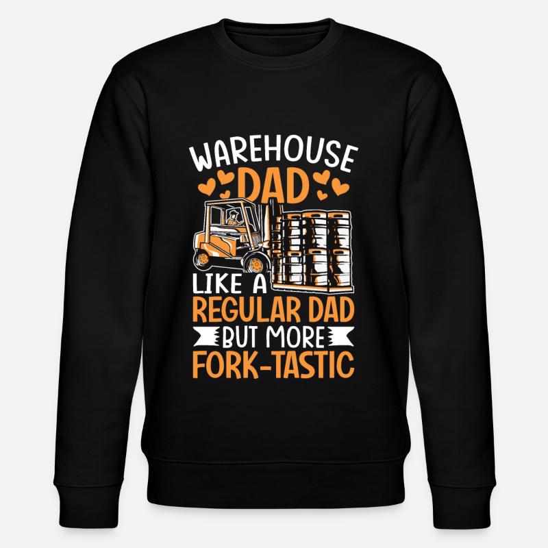 Forklift driver - Stanley/Stella CHANGER Unisex Organic Sweatshirt - black