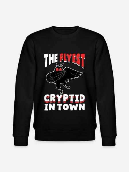 Mothman Cryptozoology - Stanley/Stella CHANGER Unisex Organic Sweatshirt - black