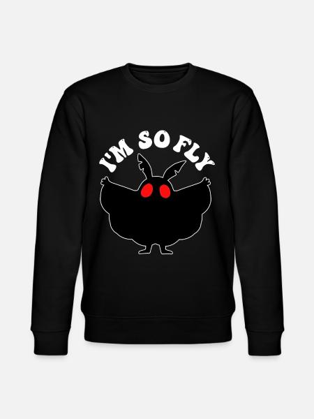 Mothman Crypttide Cryptozoology - Stanley/Stella CHANGER Unisex Organic Sweatshirt - black