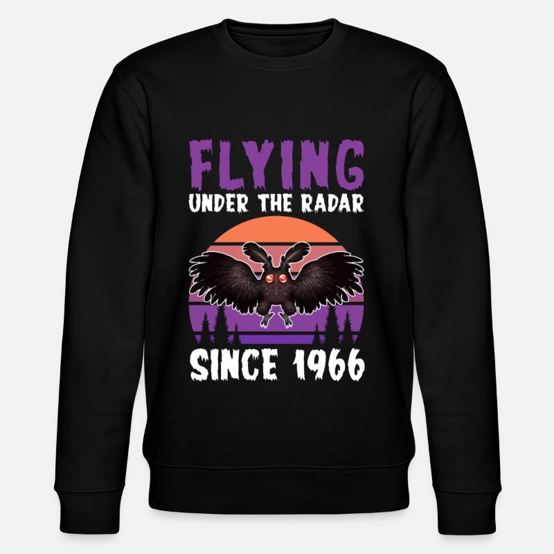 Mothman Kryptide Kryptozoologie - Stanley/Stella Unisex Bio-Sweatshirt CHANGER - Schwarz