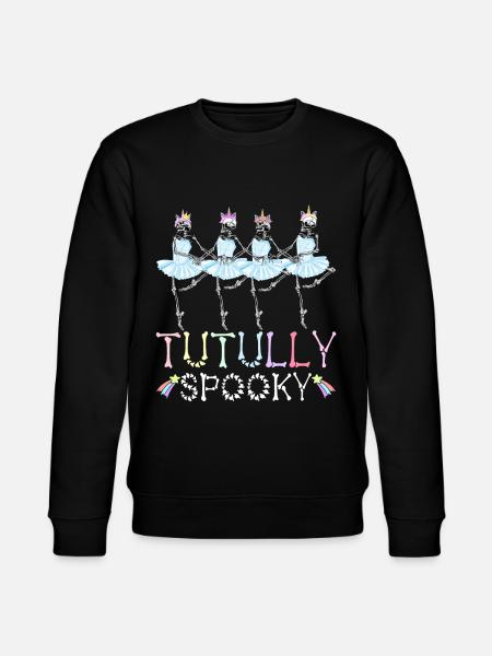 Halloween Skeleton Ballet Dance Ballerina - Stanley/Stella CHANGER Unisex Organic Sweatshirt - black