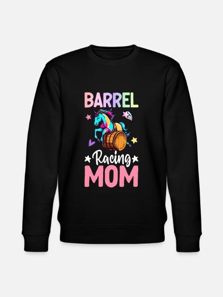Barrel Racer Reiten - Stanley/Stella Unisex Bio-Sweatshirt CHANGER  - Schwarz