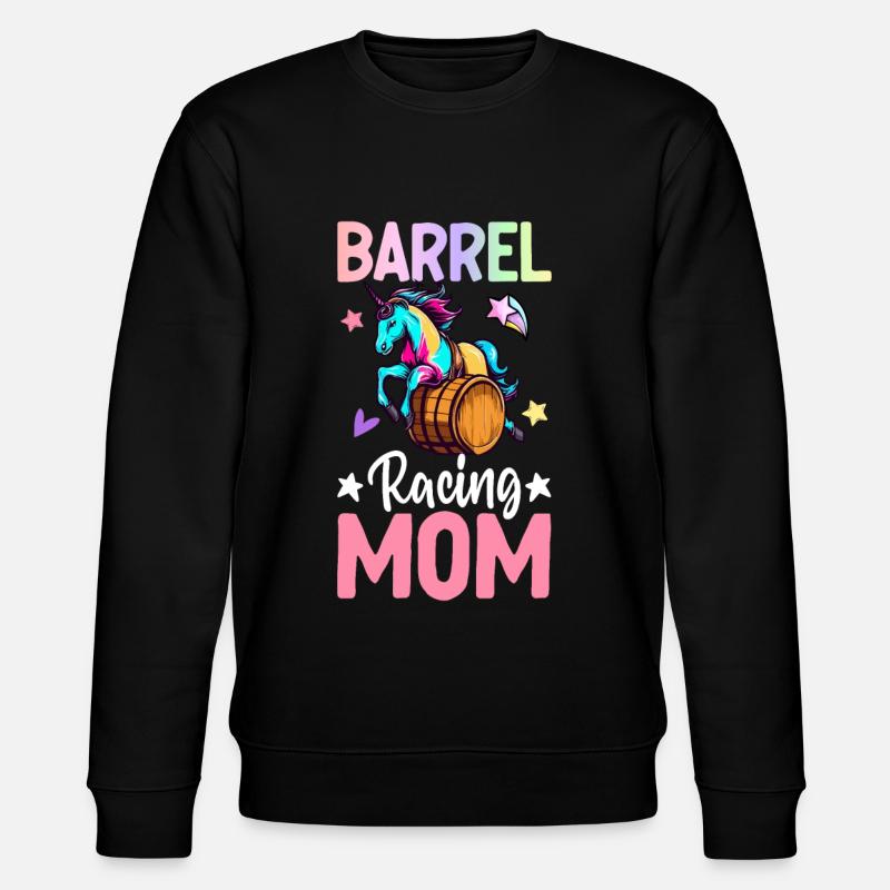 Barrel Racer Reiten - Stanley/Stella Unisex Bio-Sweatshirt CHANGER  - Schwarz