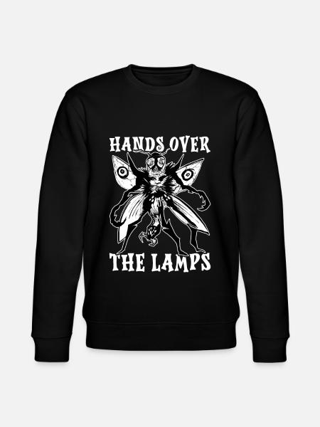 Funny Mothman Cryptid Cryptozoology - Stanley/Stella CHANGER Unisex Organic Sweatshirt - black